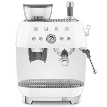 SMEG 研磨一体半自动咖啡机(白色) EGF03/WHUK