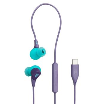 JBL USB-C 有线运动耳机(紫色) ENDURANCERUN3CUSB-C/PURPLE