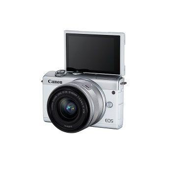 CANON 可換鏡頭數碼相機連鏡頭(15-40mm) EOSM200WH/EFM15-45MMF/3.5-6.3ISSTMKIT
