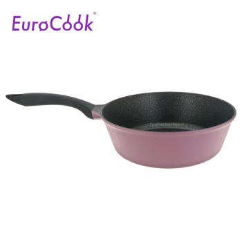 EuroCook 韓國製鋼化鑄鋁 28CM易潔深煎鍋