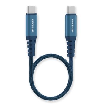 FIRSTCHAMPION USBType-CtoType-C连接线30cm(蓝色) FCTC2CENP030/BLUE