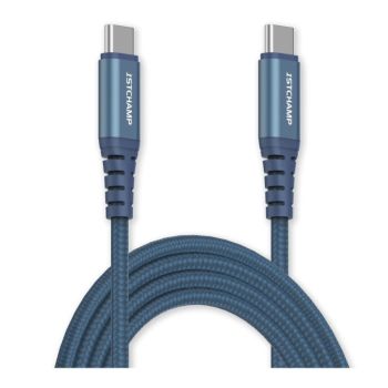 FIRSTCHAMPION USBType-CtoType-C连接线120cm(蓝色) FCTC2CENP120/BLUE