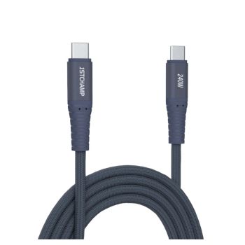 FIRSTCHAMPION USB Type-C to Type-C 充电线(蓝色) FCTC2CEPRNZ300/IBLUE