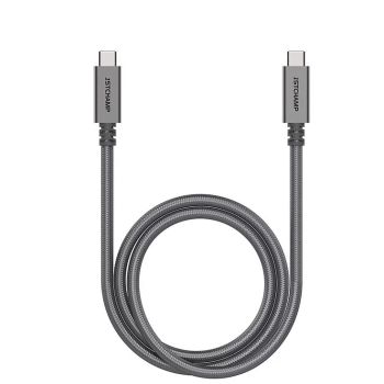 FIRSTCHAMPION Type-C至Type-C數據充電線 FCTC32C1M/GY