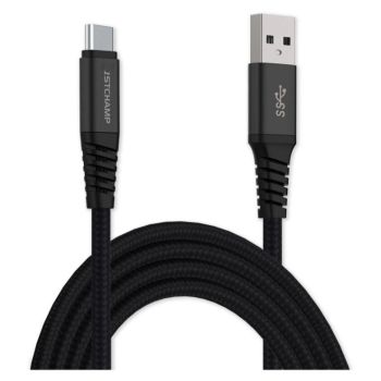 FIRSTCHAMPION USB3.1Type-A至Type-C连接线130(黑色) FCTC3MNL130/BLACK