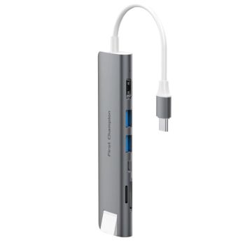 FIRSTCHAMPION USB-C集线器-7合1withHDMI FCTCH7C2U3HCRLAN