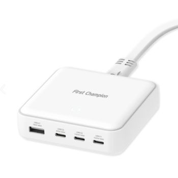 FIRSTCHAMPION USB桌上氮化镓(GaN)快速充电器(100W) FCUPC100PD3C1AUK