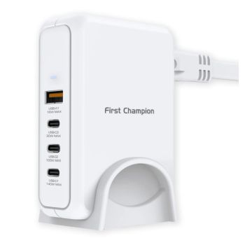 FIRSTCHAMPION USB桌上氮化镓(GaN)快速充电器(140W) FCUPC140PD3C1AUK