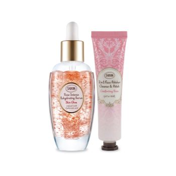 SABON 玫瑰保濕再生微精華套裝