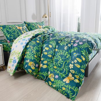 Finlayson全棉贡缎活印1800针床品套装-FL2029