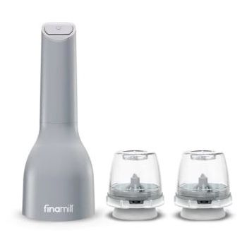 FINAMILL 調味料自動研磨器套裝(電池款)(灰色) FMGP180134/12STO