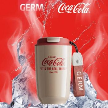 GERM可口可樂聯名款摩卡保溫杯（米色）