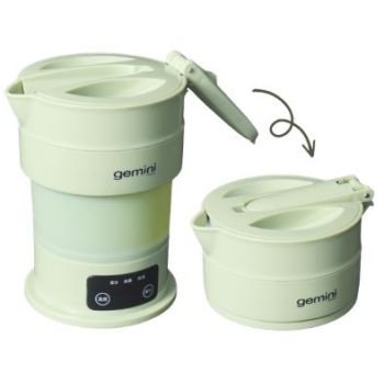 GEMINI 0.6公升环球电压折迭式旅行水壶 GTK06GN