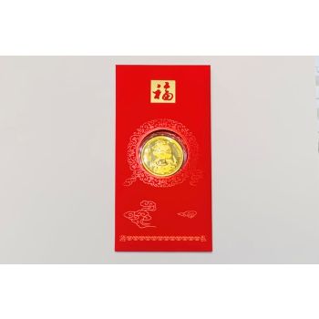 金鑽坊 999.9千足金蛇年利是封 0.1g