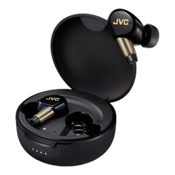 JVC 木单元真无线入耳式耳机(钢琴黑色) HAFW5100T/BJ