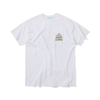 ICE CREAM 粉色logo塗鴉T 恤