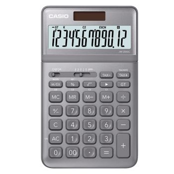 CASIO 桌上型計算機(灰色) JW200SC/GY