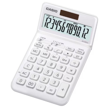 CASIO 桌上型計算機(白色) JW200SC/WE