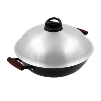 Metier Atelier-36CM 嚐 – 雙側耳輕鑄鐵炒鑊
