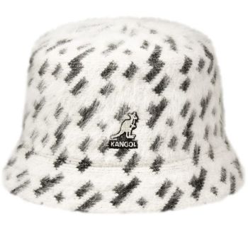 KANGOL 袋鼠矩陣箱安哥拉兔毛漁夫帽
