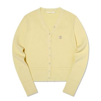 KIRSH Logo長袖針織開胸衫