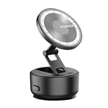 MOMAX 1-Snap Go 電動吸盤磁吸支架(黑色) KH20D