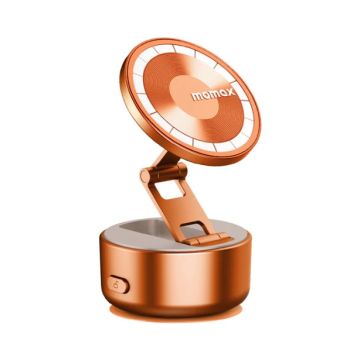 MOMAX 1-Snap Go 電動吸盤磁吸支架(太陽橙) KH20M