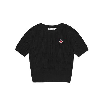 KIRSH Logo短袖針織衫