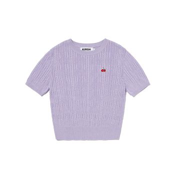 KIRSH Logo短袖針織衫
