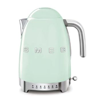 SMEG 1.7公升溫度控制電熱水壼 (粉綠色) KLF04/PGUK