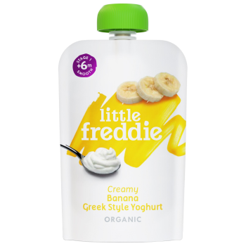 LITTLE FREDDIE 有機順滑香蕉希臘乳酪 100G