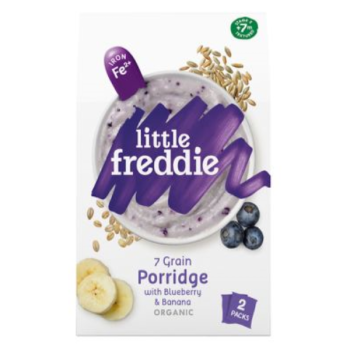 LITTLE FREDDIE 有機藍莓香蕉7種穀物粥