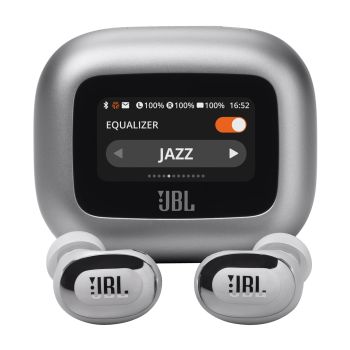 JBL 真無線降噪豆形入耳式耳機(銀色) LIVEBUDS3/SILVER