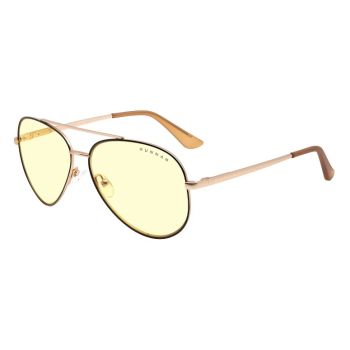 GUNNAR GUNNAR防藍光眼鏡-MAVERICK(Black/Gold) MAV10901
