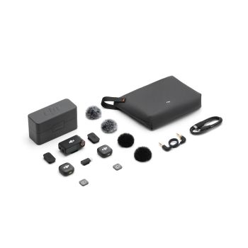 DJI Mic3無線收音咪(兩發一收，含充電盒) MIC3/2TX+1RX+CHARGINGCASE