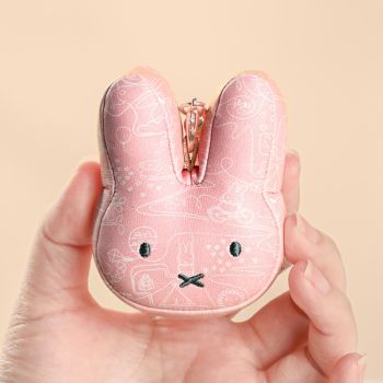 VIPO x Miffy 米菲 2D PU钥匙圈-粉色