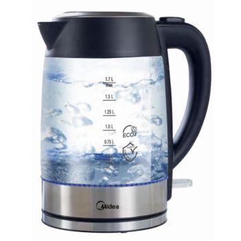MIDEA 1.7公升玻璃電熱水壺 MKG1724J