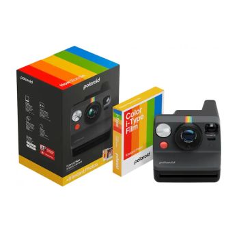 POLAROID NowGen3即影即有相机连8张相纸套装(黑色) NOWGEN3/EB/BLACK