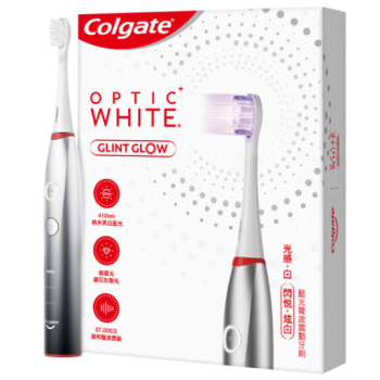 COLGATE 光感白閃悅藍光美白聲波震動電動牙刷(黑色) OPTICWHITEGLINTGLOW/BK