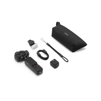 DJI Osmo Pocket 4P雙鏡頭口袋雲台相機(標準套裝)(黑色)