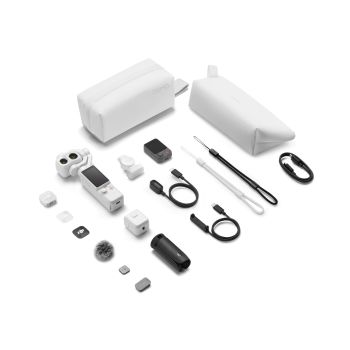 DJI Osmo Pocket 4P雙鏡頭口袋雲台相機(Vlog套裝)(白色)