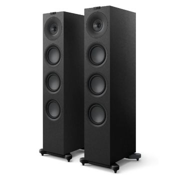 KEF 旗艦三路分音座地揚聲器(黑色) Q11META/SATINBLACK