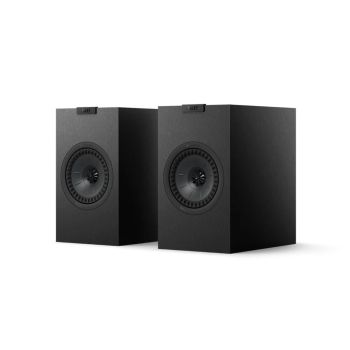 KEF 小巧二路分音書架揚聲器(黑色) Q1META/SATINBLACK
