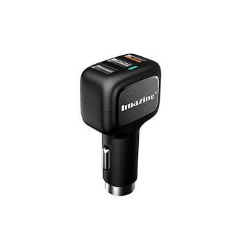 IMAZING USB汽車充電器 QC3.0/3USB