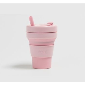 Stojo 環保摺疊杯 470ml/16oz 粉色