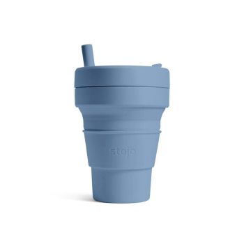 Stojo 環保摺疊杯 470ml/16oz 藍色