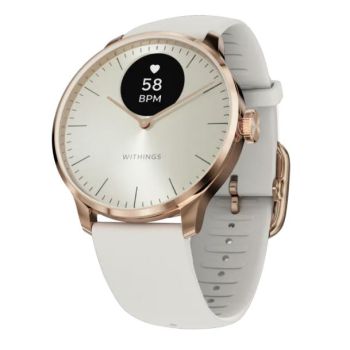 WITHINGS 智能腕錶(玫瑰金白色) SCANWATCHLIGHT/37MM/ROSEGOLDWHITE
