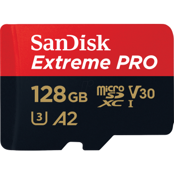SANDISK 128GB Extreme Pro V30 MicroSD存儲卡  SDSQXCY128GGN6MA