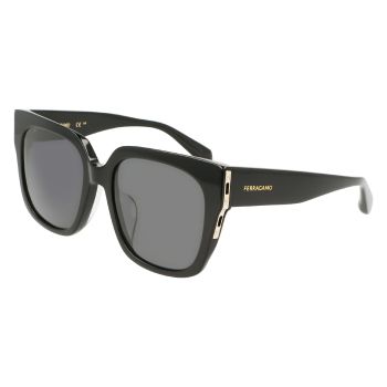 FERRAGAMO  SF1113SLB 001 黑色大方框太陽眼鏡