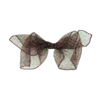 MILK X SODA Hair bow clip(burgundy)